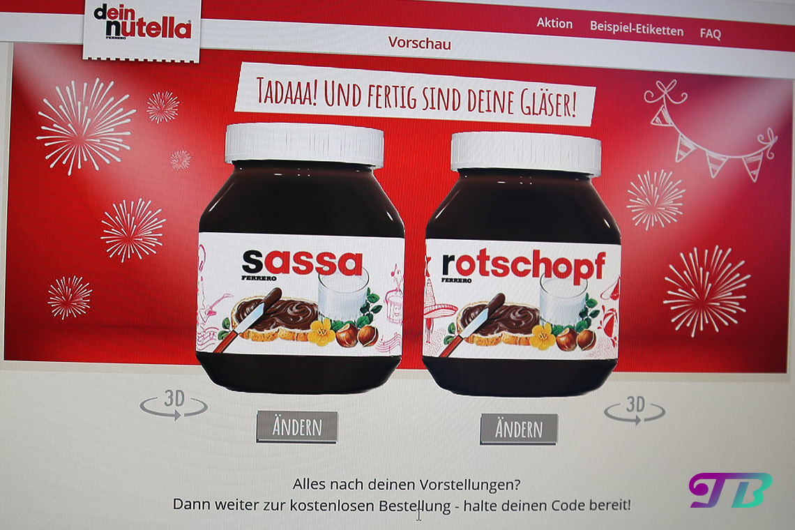 Namensaufkleber Aufkleber 800 G Kosenamen Sebas Namen für Nutella Glas 