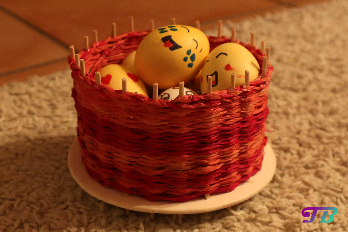 DIY-Osterkorb als Geschenk zu Ostern
