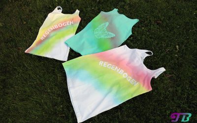 DIY-Shirt Regenbogen – passend zum neuen Album von Vanessa Mai
