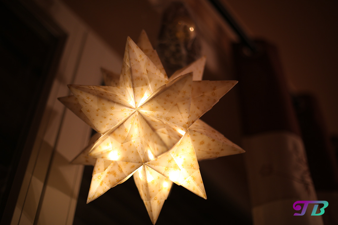 Lichterkette Bascetta Stern NEU Fensterbild Origami 1er Beleuchtung 1tlg 