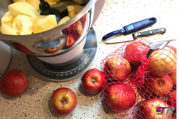 DIY Apfelmus Äpfel schälen Prep & Cook