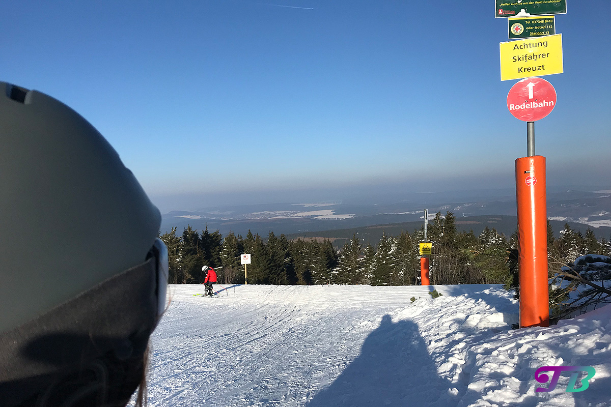 Skifahren Rodel Rodelbahn Rodelpiste Fichtelberg