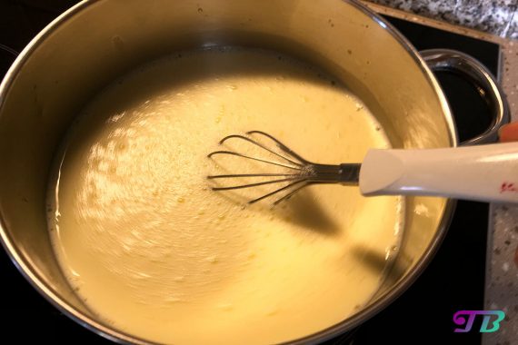 Kompott Rhabarber Vanillesauce kochen