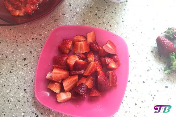 Erdbeer-Joghurt DIY Früchte