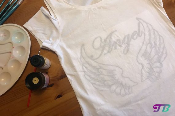 Angel Engel Shirt Vorlage DIY