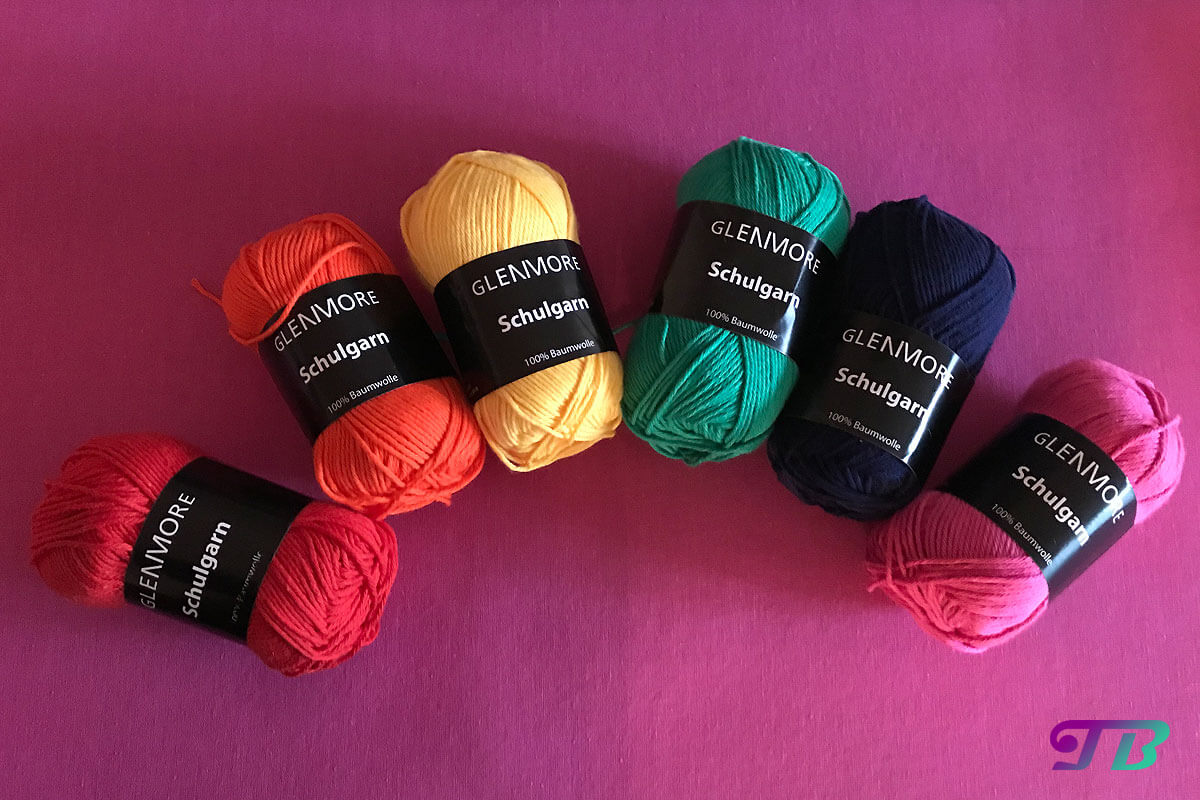 Regenbogen Armband Schulgarn Garn Farben Baumwolle