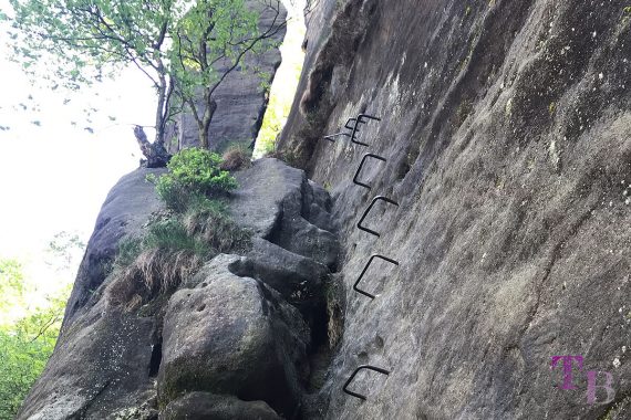 Affensteine Sächsische Schweiz Zwillingsstiege Steigbügel