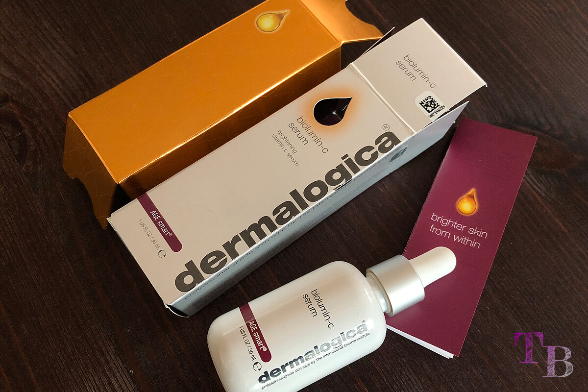 Dermatologica BioLumin-C Serum Flasche Verpackung Beilage