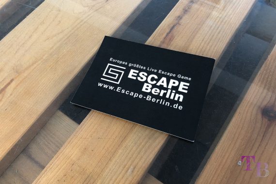 Escape Berlin Live Game Theater Flyer