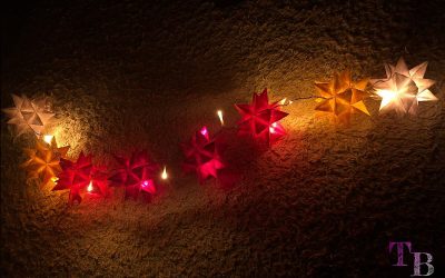 DIY Lichterkette mit Bascetta-Sternen