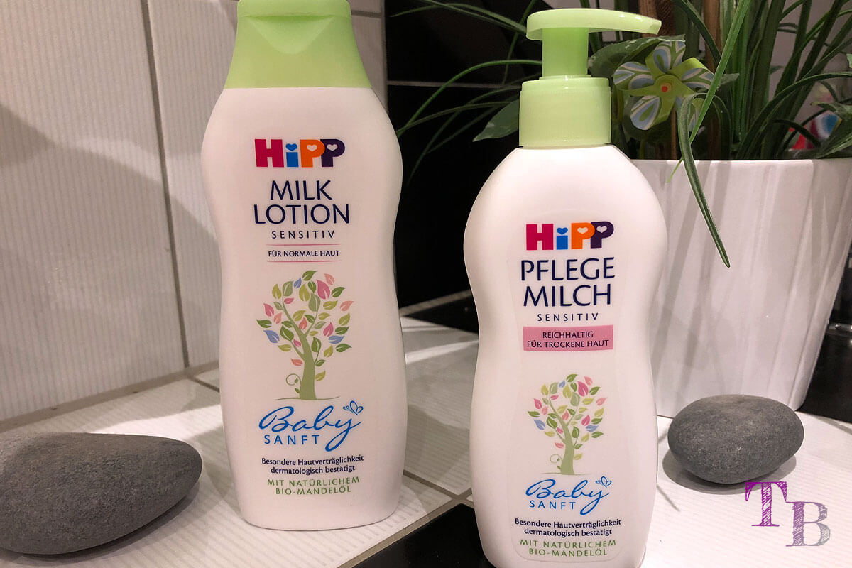 Trockene Haut im Winter mit HiPP Babysanft Pflegemilch pflegen