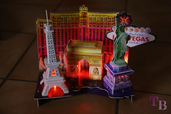 3D Puzzle Las Vegas Lidl LED beleuchtet
