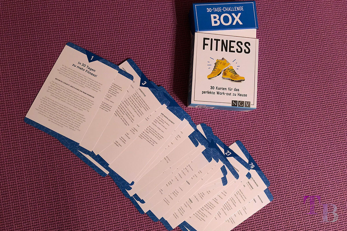 Fitness Challenge Box Karten Lidl