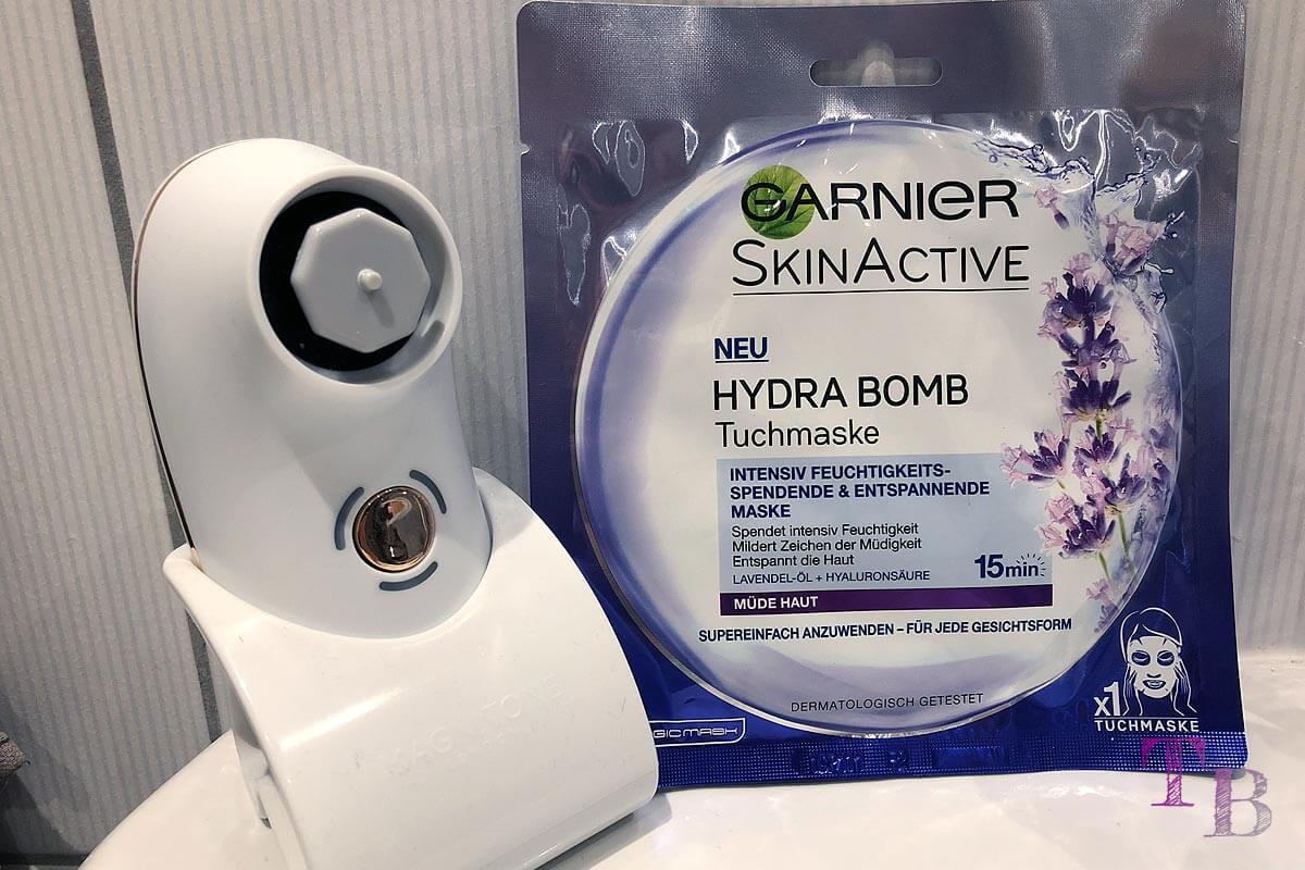 Garnier Tuchmaske Skinactice Hydra Bomb müde Haut