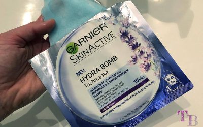 Garnier Hydra Bomb Tuchmaske für müde Haut – Entspannung pur