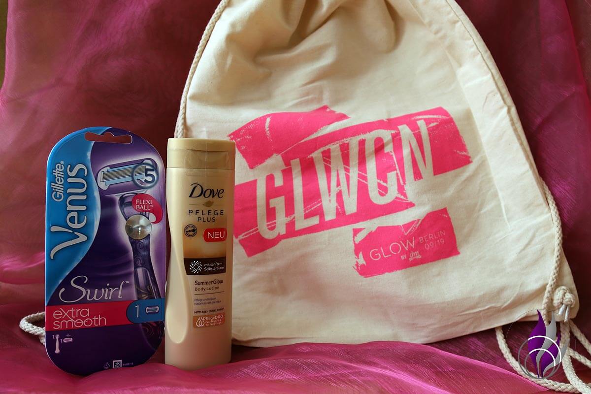 GLOW Goodie Bag Gilette Venus Dove