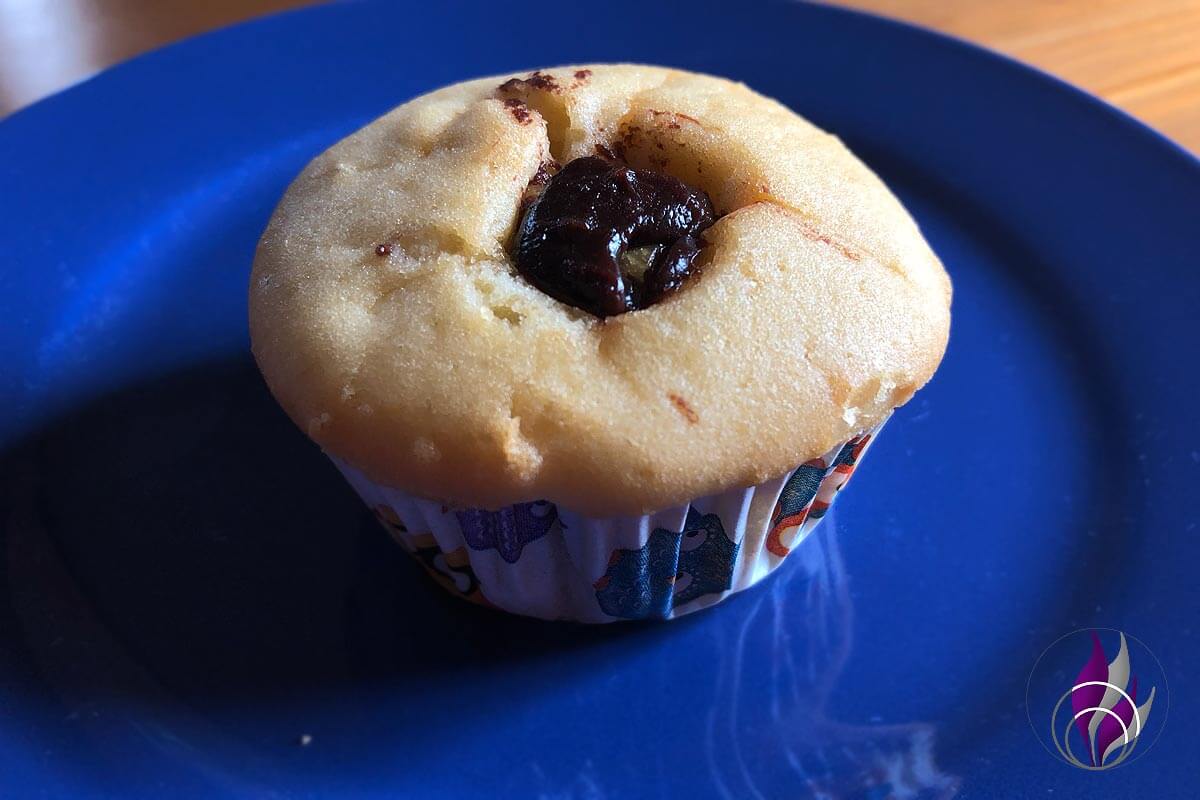 Gefüllte Muffins mit Nudossi – einfache Rezeptidee zum Nachbacken