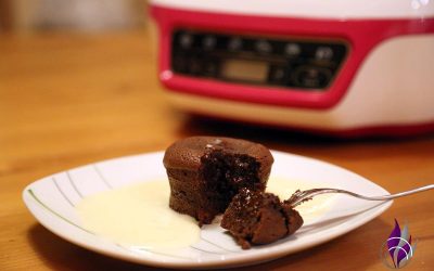 Schokoladenkuchen mit flüssigem Kern aus der Cake Factory Sponsored Post