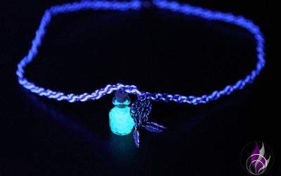 DIY Halskette mit Leuchtanhänger basteln