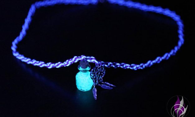 DIY Halskette mit Leuchtanhänger basteln