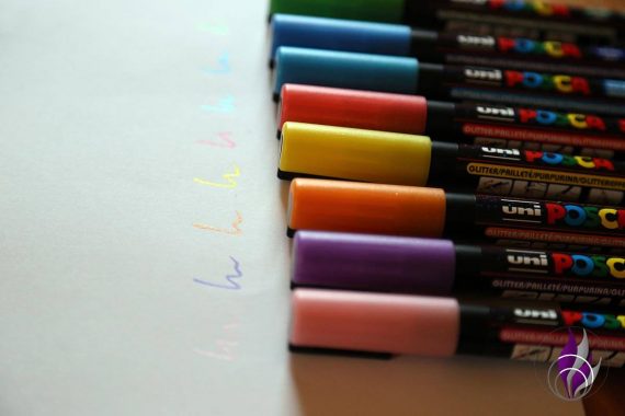 fun4family POSCA Marker Glitter Farben