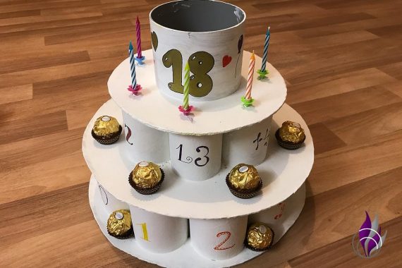 fun4family DIY Torte Geburtstagstorte fertig dekoriert