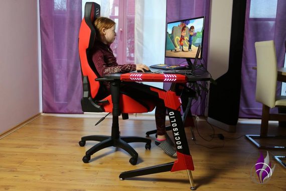 Elite Gaming Stuhl ergonomischer Bürostuhl Sitzhaltung