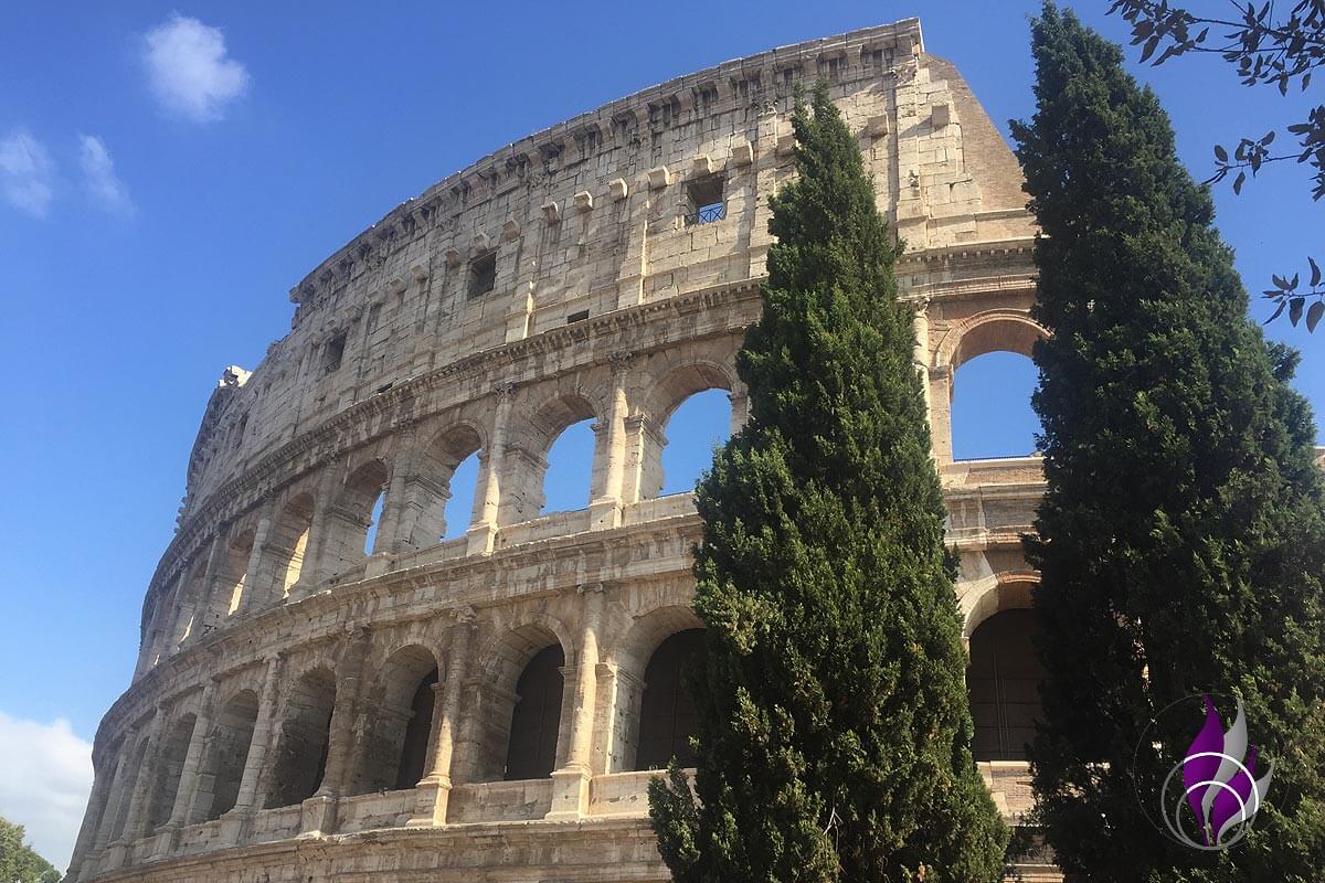 Italien Rom Kolosseum Außenansicht Latein Studienfahrt fun4family