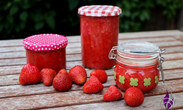 Veganer zuckerfreier Erdbeer-Aufstrich