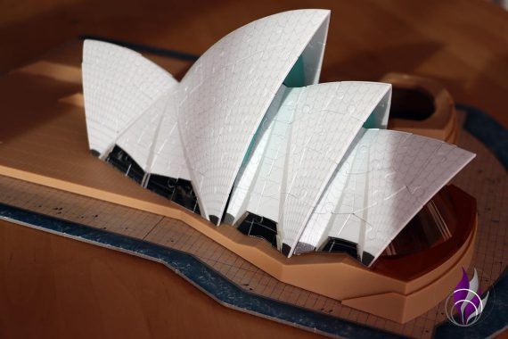 3D Puzzle Ravensburger Opernhaus von Sydney puzzeln 9 fun4family