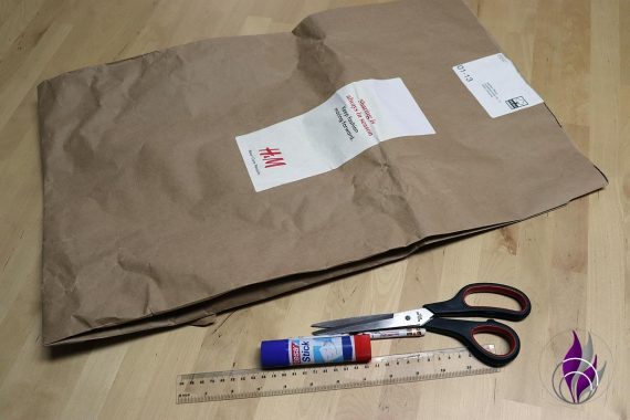 DIY Challenge Let's reuse H&M papierverpackung fun4family