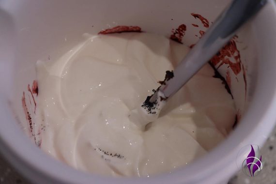 Blaubeer Frozen Yoghurt Vanillemark unterrühren fun4family
