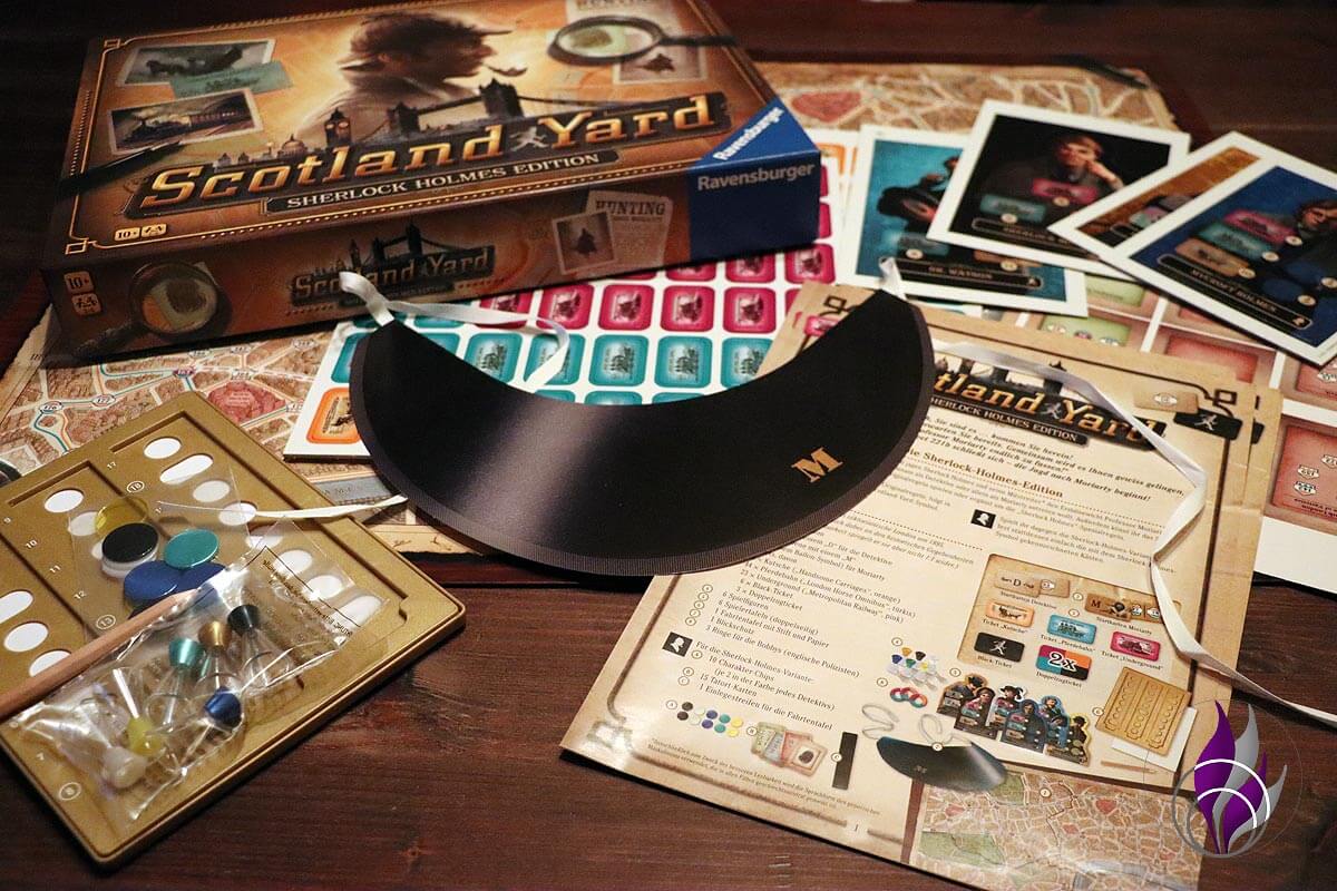 Scotland Yard Sherlock Holmes Edition Spiel Material fun4family