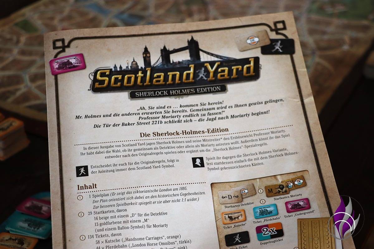 Scotland Yard Sherlock Holmes Edition Spielanleitung fun4family
