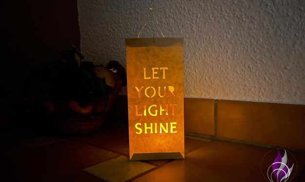 DIY Laterne „Let your light shine“ als Deko und für den Lampion-Umzug
