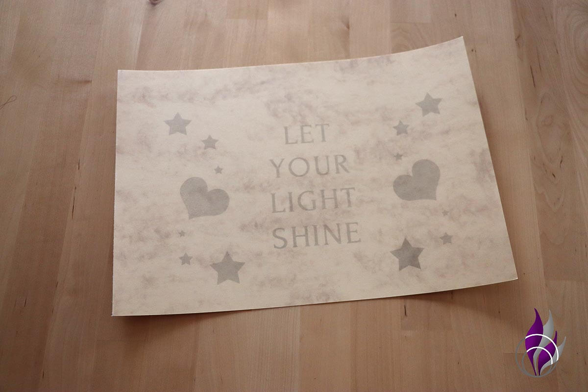 DIY Laterne Light Shine Vorlage fun4family