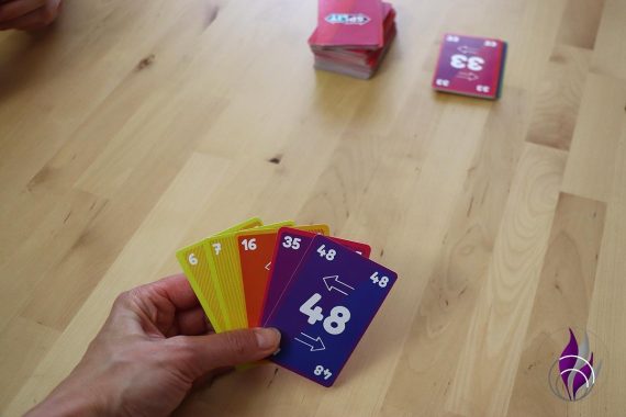 Split Kartenspiel Spielrunde Karte legen 1 fun4family