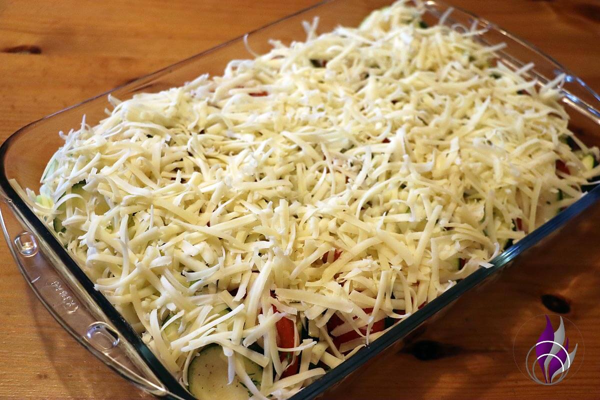Tomaten Zucchini Auflauf Käse fun4family