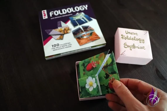 Foldology Origami Rätsel Block DIY Aufbewahrungsbox 1 fun4family