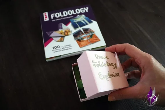 Foldology Origami Rätsel Block DIY Aufbewahrungsbox 2 fun4family