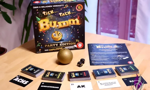 Tick Tack Bumm Party-Edition – Das explosive Wort- und Partyspiel für die ganze Familie