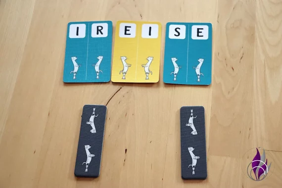 Wortwiesel Kartenspiel frechverlag Bauregeln erlaubt 3 fun4family