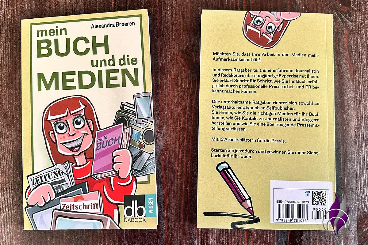 Mein Buch und die Medien - Alexandra Broeren - Buchrezension Ratgeber Cover fun4family