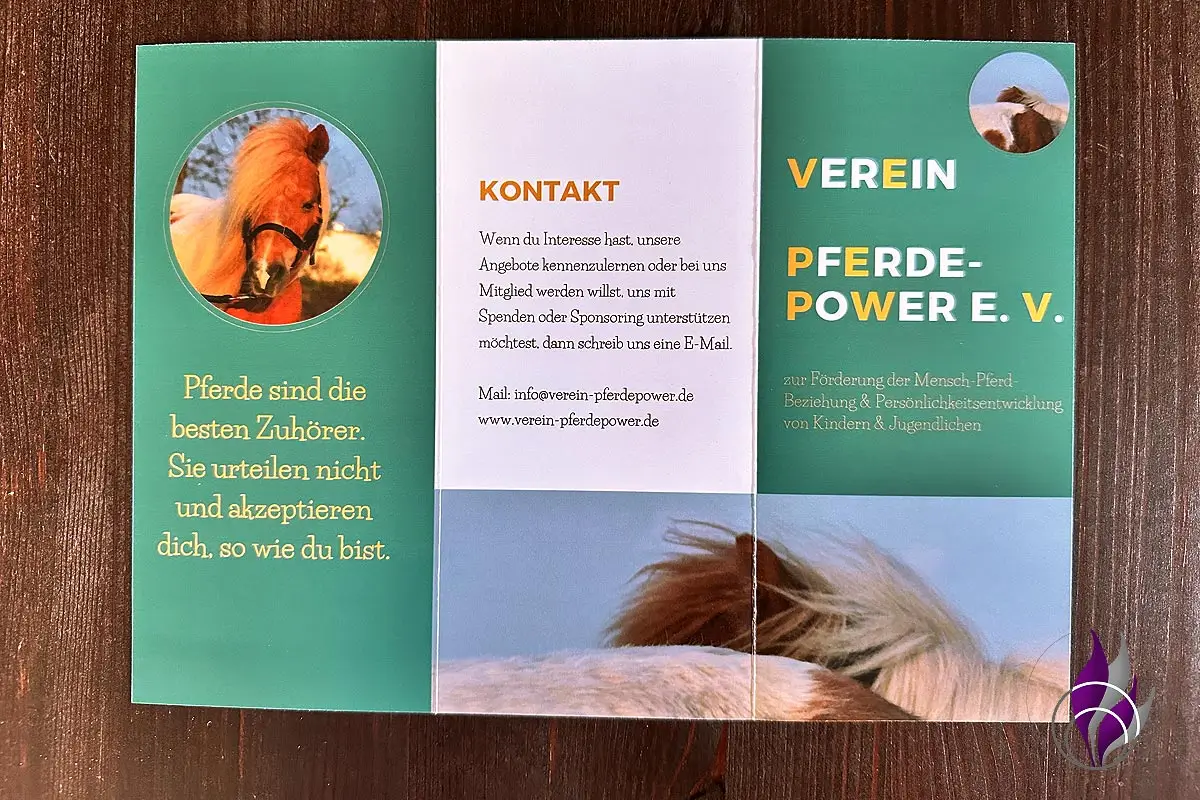 Doris Cornils - Verein Pferdepower e.V. Flyer - fun4family